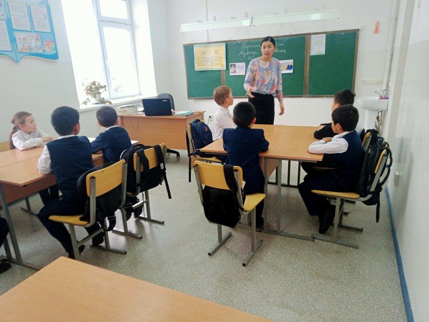 "Мұхтар  Әуезовтың  125 жылдығы"  4 сынып